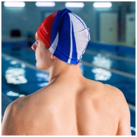 Шапочка для плавания взрослая ONLYTOP, тканевая, обхват 54-60 см Шапочка для плавания взрослая ONLYTOP, тканевая, обхват 54-60 см