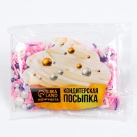 Посыпка кондитерская фигурная пасха: &laquo;Сердечки&raquo;: розовая, белая, фиолетовая, 25 г.