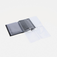 Обложка для удостоверения и автодокументов на кнопке, цвет чёрный Обложка для удостоверения и автодокументов на кнопке, цвет чёрный