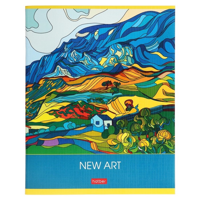 Тетрадь 80л кл на скобе New art, обл мел карт, гл лам, тиснение, МИКС Тетрадь 80л кл на скобе New art, обл мел карт, гл лам, тиснение, МИКС