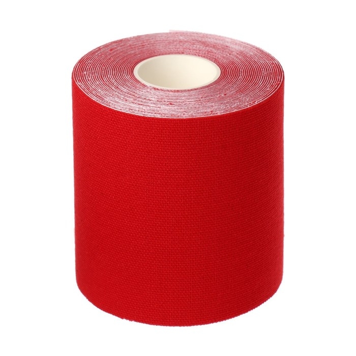 Кинезио - тейп, 7,5 см &times; 5 м, цвет красный