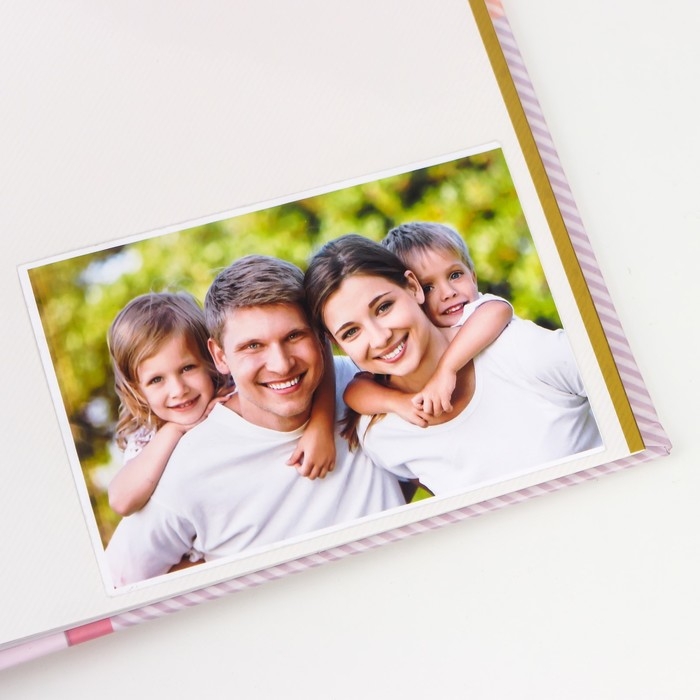 Фотоальбом Фотоальбом "Малышке" 20 магнитных страниц 23х28 см и 20 страниц-анкет для заполнения