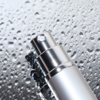 Флакон для парфюма, с распылителем, 10 мл, цвет серебристый Флакон для парфюма, с распылителем, 10 мл, цвет серебристый