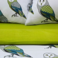 Постельное бельё "Этель" 2 сп Совушки 175*215 см, 200*220 см,70*70 см -2 шт,поплин 125 г/м2