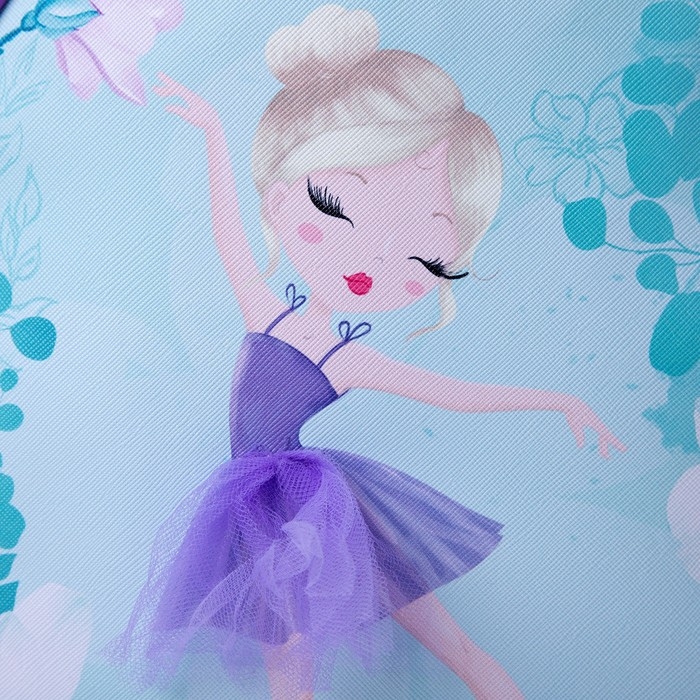 Рюкзак детский для девочки из искусственной кожи «Балерина», 30х25 см Рюкзак детский для девочки из искусственной кожи «Балерина», 30х25 см