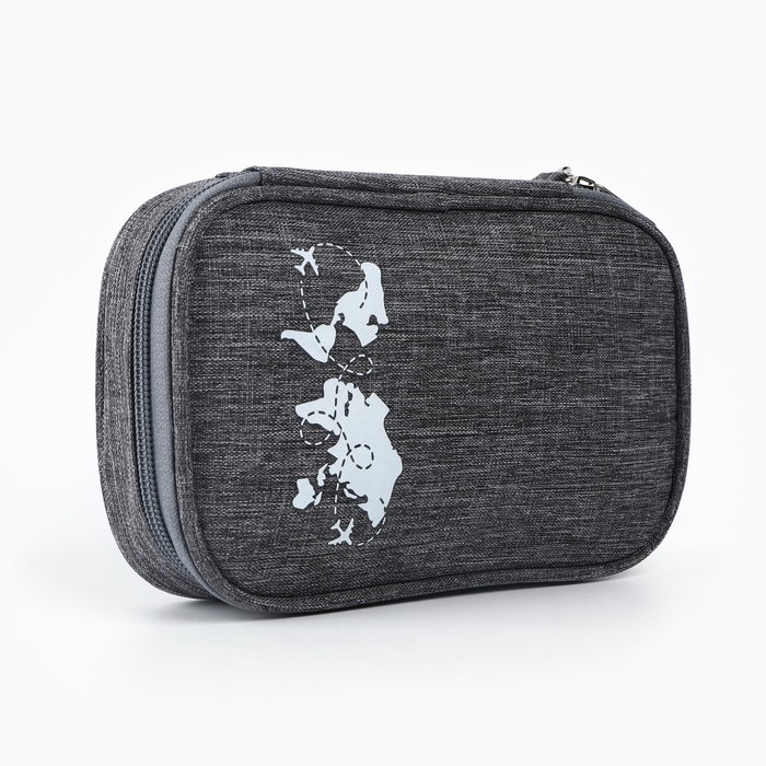 Органайзер для документов «Путешествие-всегда хорошая идея», серый, 19 х 13 см. Органайзер для документов «Путешествие-всегда хорошая идея», серый, 19 х 13 см.