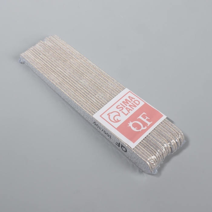 Пилка-наждак, набор 20 шт, деревянная основа, абразивность 100/100, 18 см, цвет серый Пилка-наждак, набор 20 шт, деревянная основа, абразивность 100/100, 18 см, цвет серый