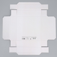 Коробка подарочная новогодняя складная &laquo;Новогодняя акварель&raquo;, 20 х 20 х 5 см, Новый год