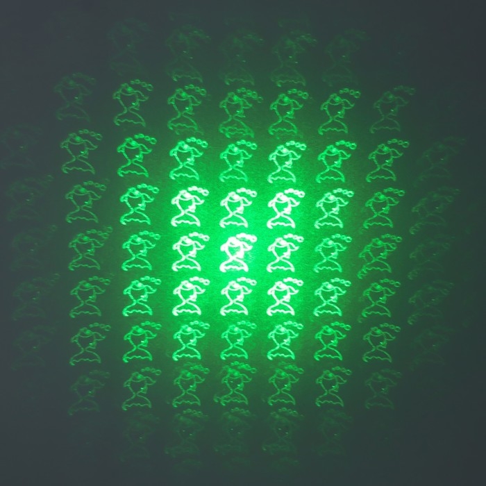 Указка лазерная 12 + 1 насадки от 2 х ААА 7,7х21 см Указка лазерная 12 + 1 насадки от 2 х ААА 7,7х21 см