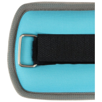 Утяжелители неопреновые ONLYTOP, 2 шт. х 0,25 кг, цвет голубой