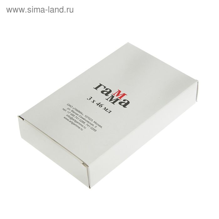 Краска масляная в тубе 46 мл, Гамма Краска масляная в тубе 46 мл, Гамма "Студия", №401 голубая ФЦ