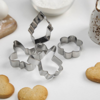 Набор форм для печенья «Лето», 20 шт, цвет серебристый Набор форм для печенья «Лето», 20 шт, цвет серебристый
