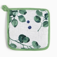 Прихватка "Доляна" Eucalyptus 19х19см,100%хл, рогожка 164 гр/м2 Прихватка "Доляна" Eucalyptus 19х19см,100%хл, рогожка 164 гр/м2