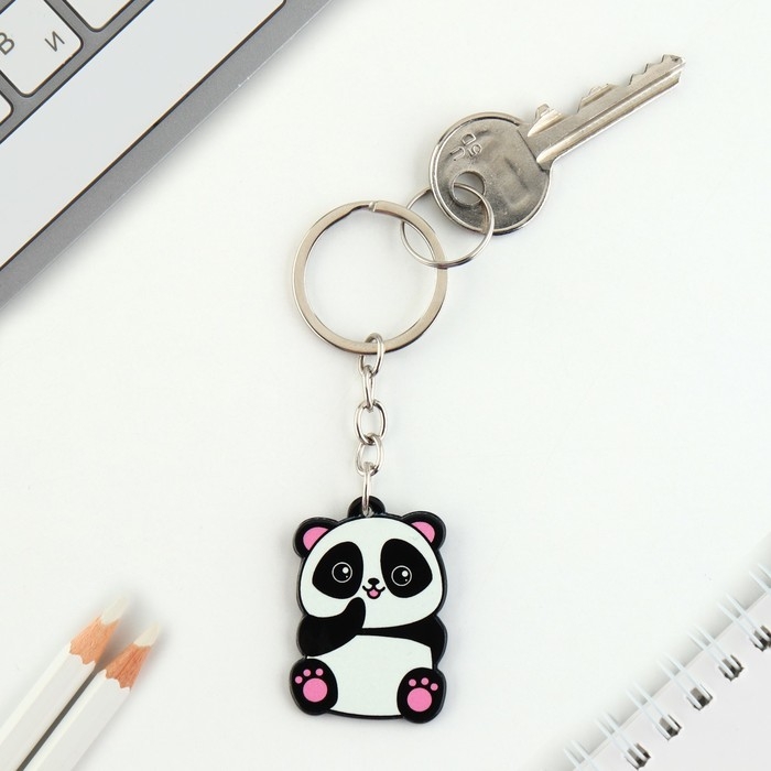 Брелок для ключей акриловый &laquo;Панда&raquo;, 3,5 х 10 см