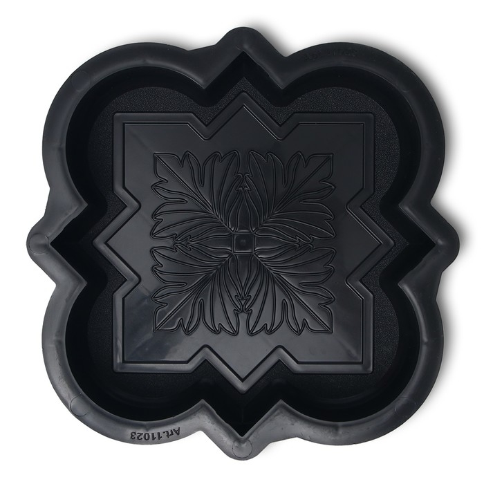 Форма для тротуарной плитки &laquo;Клевер краковский малый&raquo;, 21,5 &times; 21,5 &times; 4 см, шагрень, 1 шт.