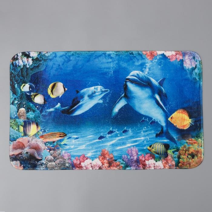 Коврик Доляна «Морской мир», 49×80 см Коврик Доляна «Морской мир», 49×80 см