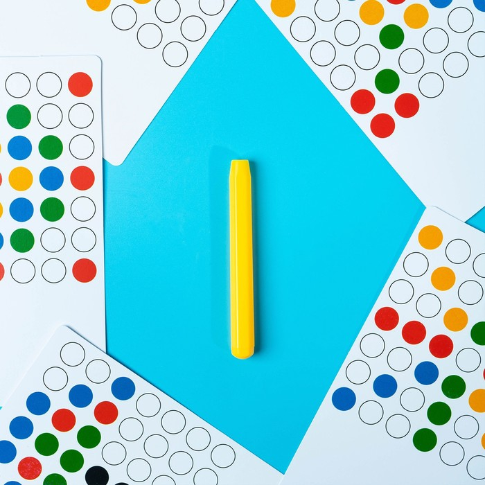 Планшет-мозаика магнитный для рисования «Пуговки», 49 ячеек Планшет-мозаика магнитный для рисования «Пуговки», 49 ячеек