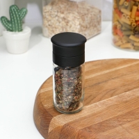 Мельница для специй, в сборе с керамическим механизмом 100 мл, цвет черный Мельница для специй, в сборе с керамическим механизмом 100 мл, цвет черный