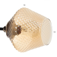 Люстра "Изота" 3хE27 40Вт черный 38х38х28 см BayerLux Люстра "Изота" 3хE27 40Вт черный 38х38х28 см BayerLux