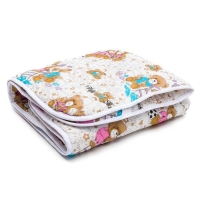 Одеяло АДЕЛЬ &laquo;Стандарт&raquo;, 105х140см, цвет МИКС, файбер степ (150г/м)