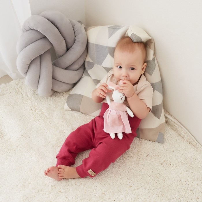 Штаны детские MINAKU, цвет фуксия, рост 68-74 см Штаны детские MINAKU, цвет фуксия, рост 68-74 см