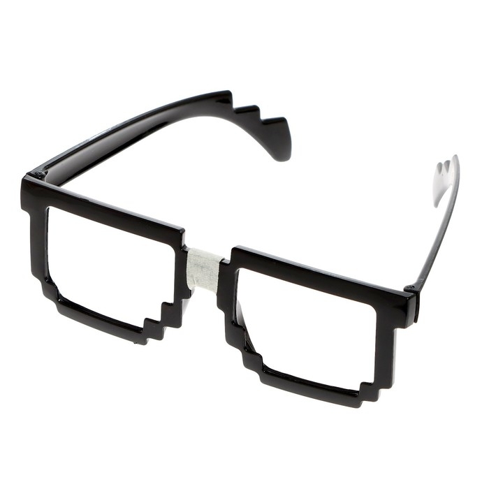 Карнавальный набор Карнавальный набор "Пиксели", 2 предмета: очки, бабочка