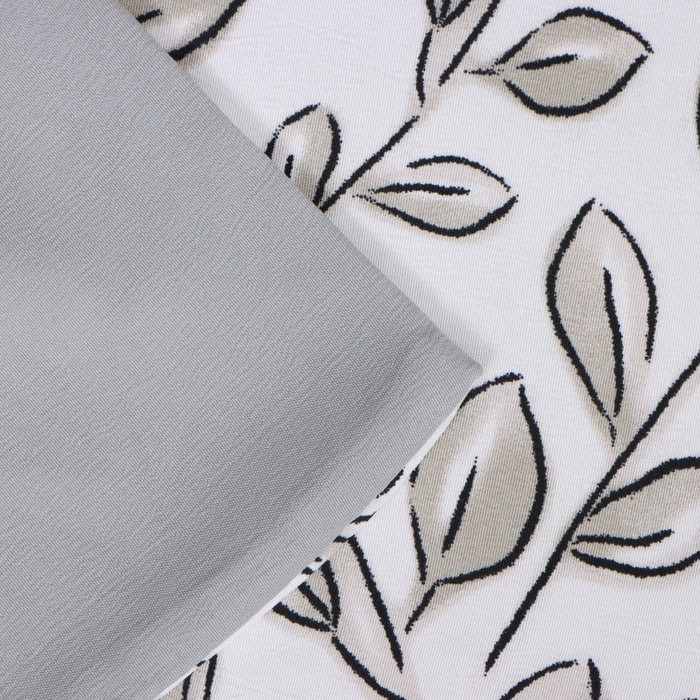 Постельное бельё LoveLife евро Leaflets 200х220см,225х240см,50х70см-2шт, жатка, 100% п/э, 100гр/м2