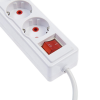 Удлинитель Luazon Lighting, 3 розетки, 2 м, 10 А, 2200Вт, 2х0.75 мм2, 2хUSB, с выкл., Б Удлинитель Luazon Lighting, 3 розетки, 2 м, 10 А, 2200Вт, 2х0.75 мм2, 2хUSB, с выкл., Б