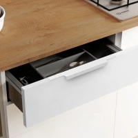 Ручка торцевая CAPPIO RP100WH, L=300 мм, цвет белый