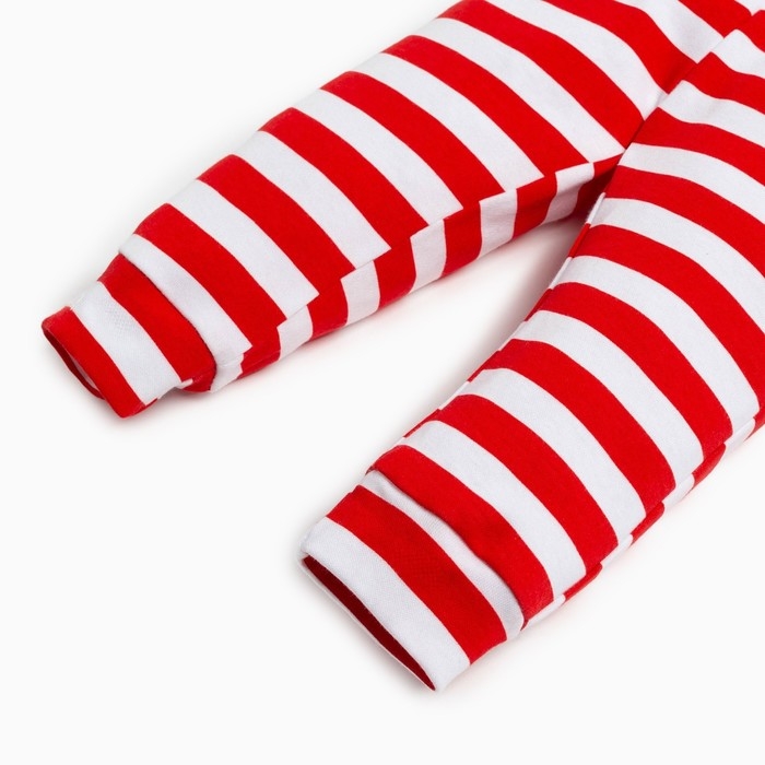 Комплект: джемпер и брюки Крошка Я &laquo;Мой первый НГ&raquo;, рост 62-68 см, цвет красный/белый