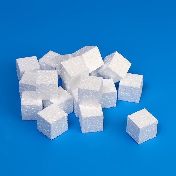 Набор заготовок из пенопласта "Кубик", 3 см, 20 шт