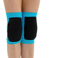 Наколенники для гимнастики и танцев Grace Dance, с уплотнителем, р. M, 11-14 лет, цвет бирюза/чёрный Наколенники для гимнастики и танцев Grace Dance, с уплотнителем, р. M, 11-14 лет, цвет бирюза/чёрный