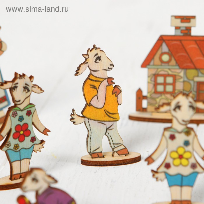 Кукольный театр сказки на столе «Семеро козлят» Кукольный театр сказки на столе «Семеро козлят»