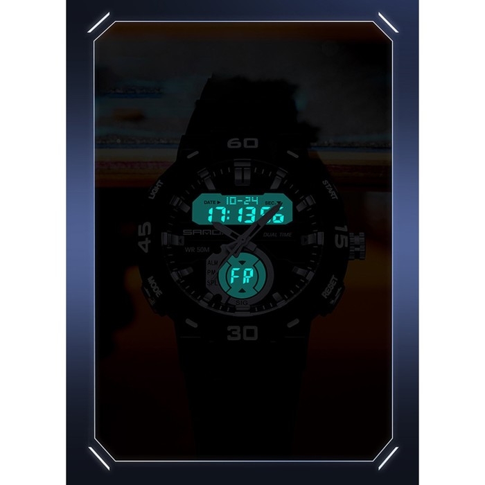 Часы наручные электронные, d-4.9 см, будильник, каледарь, ремешок силикон, синие Часы наручные электронные, d-4.9 см, будильник, каледарь, ремешок силикон, синие