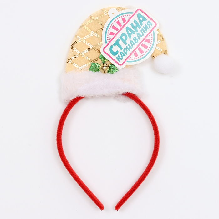 Новый год! Карнавальный ободок "Колпачек"