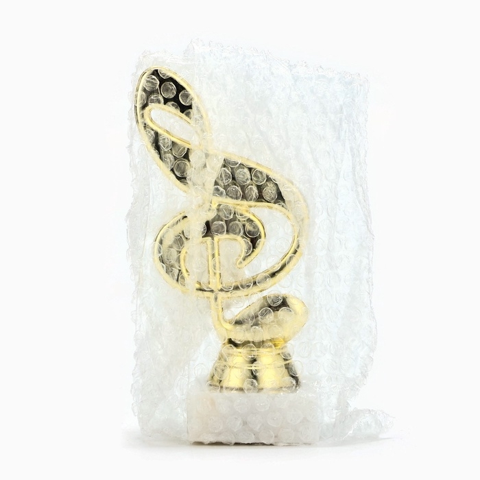 Кубок &laquo;Скрипичный ключ&raquo;, наградная фигура, подставка камень белая, 14,5 х 5 х 5 см.