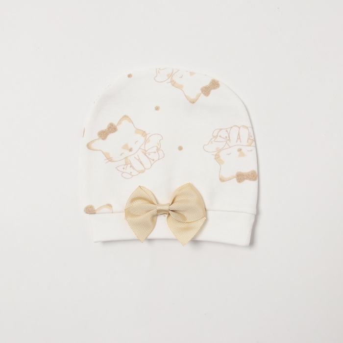 Комплект детский, цвет белый/бежевый, рост 68 см