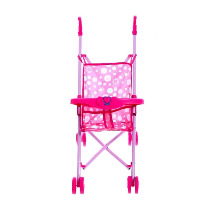 Коляска для кукол, металлический каркас, летняя