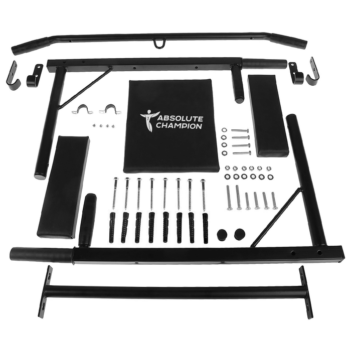 Турник-брусья ONLYTOP «Прогресс» 3 в 1, разборный, цвет чёрный Турник-брусья ONLYTOP «Прогресс» 3 в 1, разборный, цвет чёрный