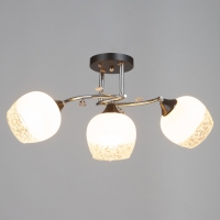 Люстра потолочная Зои 3хE27 40Вт Хром, черный Люстра потолочная Зои 3хE27 40Вт Хром, черный