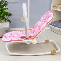 Шезлонг - качалка для новорождённых &laquo;Волшебная пони&raquo;, игровая дуга, игрушки МИКС