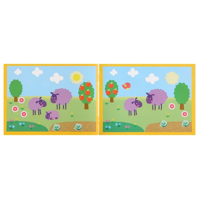 Книжка с наклейками &laquo;Домашние животные&raquo;