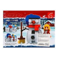 Конструктор новый год «Праздничный снеговик», 74 детали Конструктор новый год «Праздничный снеговик», 74 детали