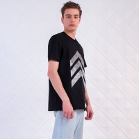 Футболка мужская, цвет чёрный, размер 52 Футболка мужская, цвет чёрный, размер 52