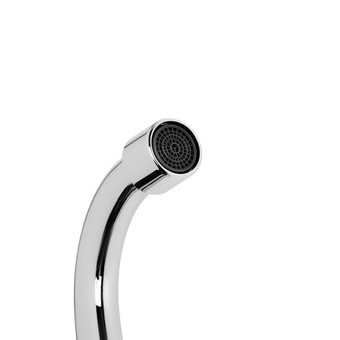 Cмеситель для кухни Accoona A5680, двухвентильный, силумин, хром