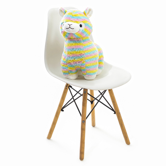 Мягкая игрушка «Лама», 45 см, в полоску Мягкая игрушка «Лама», 45 см, в полоску