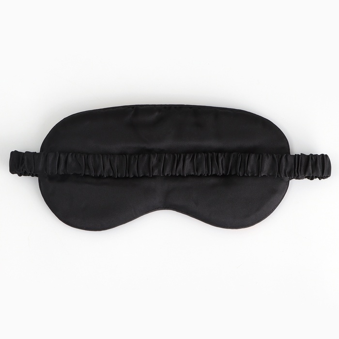 Маска шелковая для сна «Лео», 20 х 9 см, цвет коричневый Маска шелковая для сна «Лео», 20 х 9 см, цвет коричневый