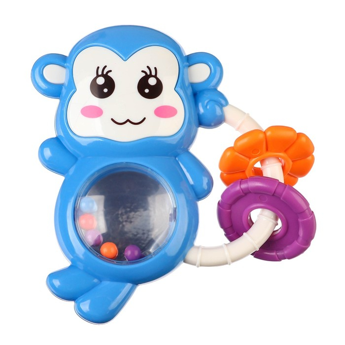 Набор погремушек &laquo;Радость малыша&raquo;, с эластичными деталями, 6 шт, цвет МИКС, Крошка Я