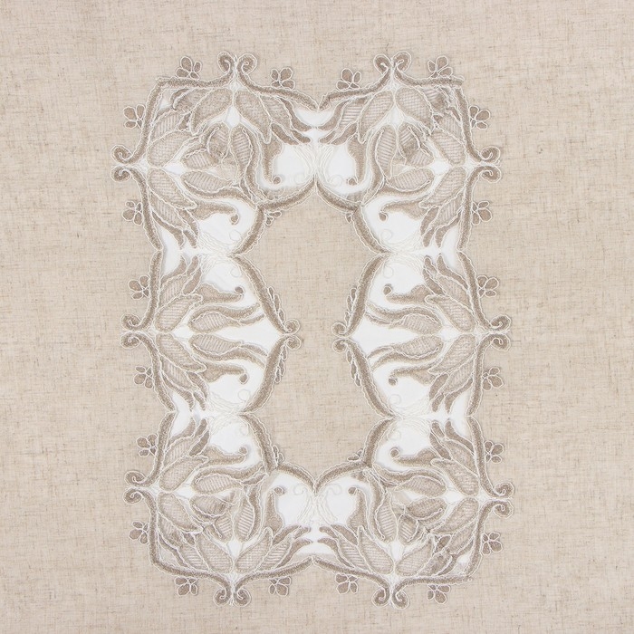 Скатерть Этель Ажурная 85*85 &plusmn;5 см, 100% п/э