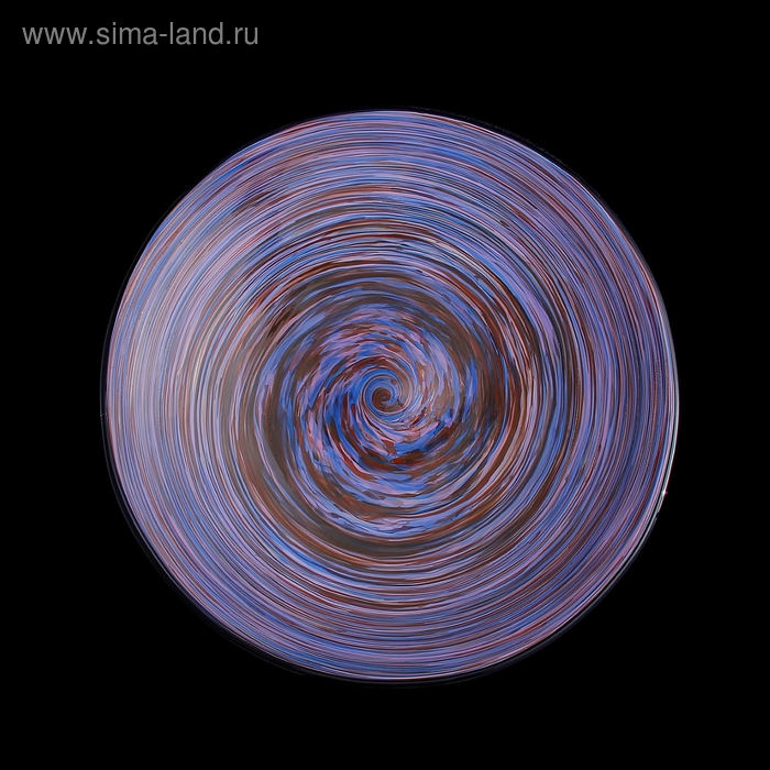 Блюдо интерьерное Блюдо интерьерное "Milan Glass", синяя, 48 × 48 см